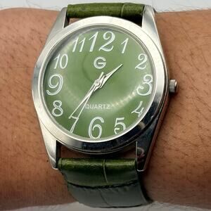 Silver & Green Gossip Men’s Watch